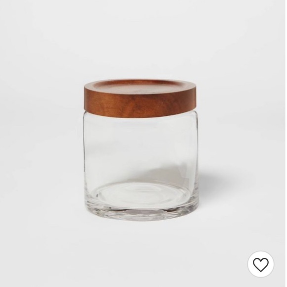 Canister Acacia/Glass Small - Threshold